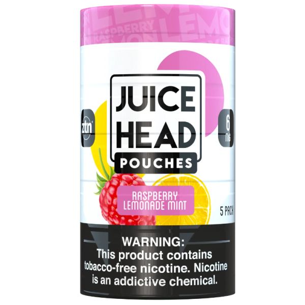 Juice Head ZTN Pouches Raspberry Lemonade Mint - 12 mg - 5 Pack