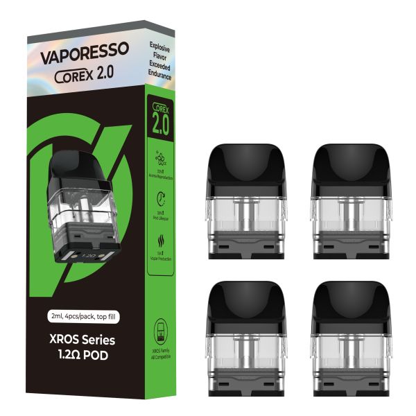 Vaporesso XROS Series Corex 2.0 Pod - 2mL - 1.20 ohm - 4 Pack