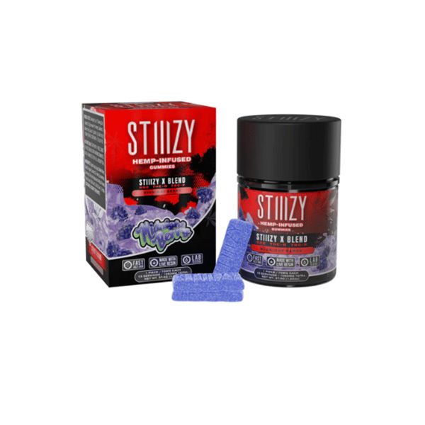 Stiiizy X Blend Gummies Midnight Berry Indica - 1050 mg - 1 Pack