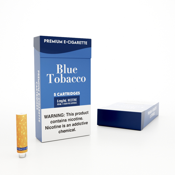 VaporFi Express Blue Tobacco E Cig Cartridges - 10 Pack
