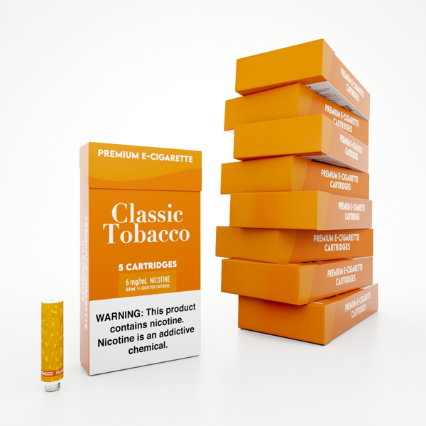 VaporFi Express Classic Tobacco E Cig Cartridges - 45 Pack