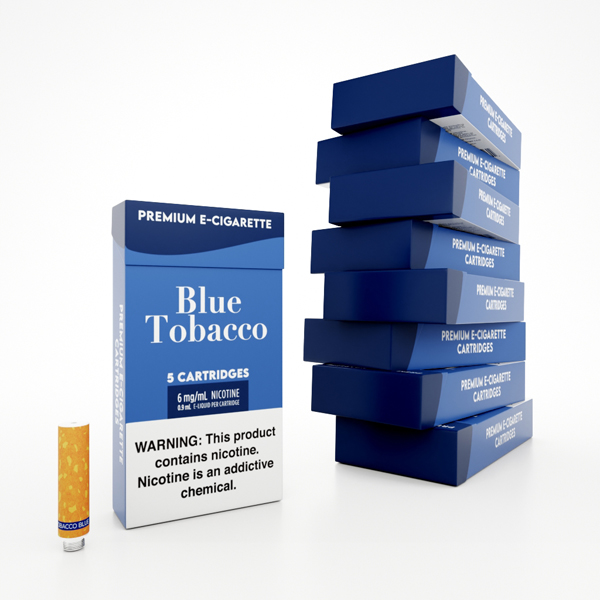 VaporFi Express Blue Tobacco E Cig Cartridges - 45 Pack