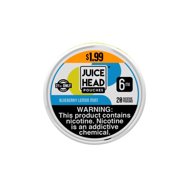 Juice Head Pouches Blueberry Lemon Mint - 6 mg - $1.99 Can