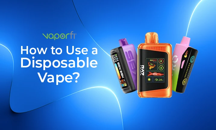 Vaporfi How to Use Disposable