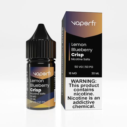 VaporFi Lemon Blueberry Crisp Salt E-Liquid (30mL)
