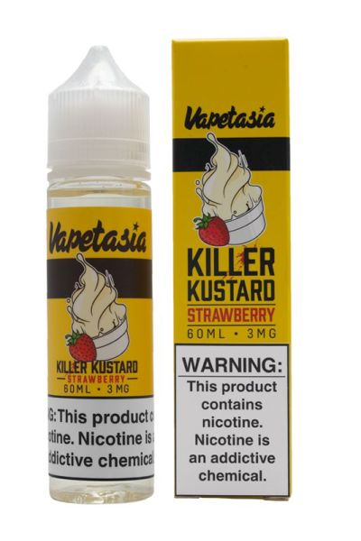 Killer Kustard Strawberry E-Liquid by Vapetasia (100mL)