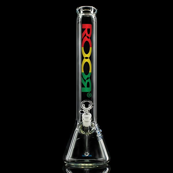 ROOR Zeaker Bong - 18" - 14.5 Gauge - 60mmx5mm - Rasta