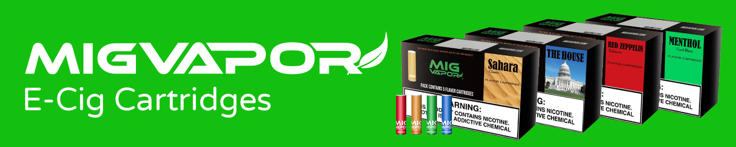 Mig Vapor E-Cig Cartridges