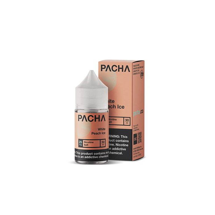 White Peach Ice SYN Nic Salt by Pachamama - (30 mL) main product photo