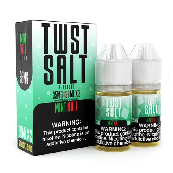 Mint 0° Nic Salt by Twist E-liquids - ( 2 Pack)