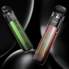 The HorizonTech Talons Kit in Apple Green and Cinnabar Red against a black background