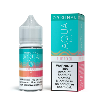 Pure Peach SYN Nic Salt by Aqua - (30mL)