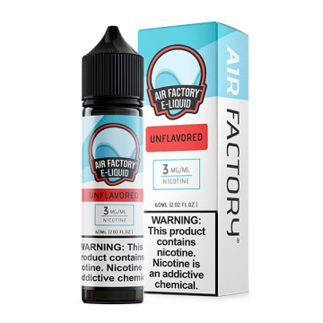 Air Factory Unflavored E-liquid - (60mL)