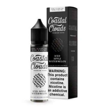 Iced Apple Watermelon Synthetic E-liquid by Coastal Clouds - (60mL)