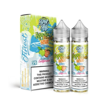 Apple Peach Sour Menthol E-liquid by The Finest - (2 pack)