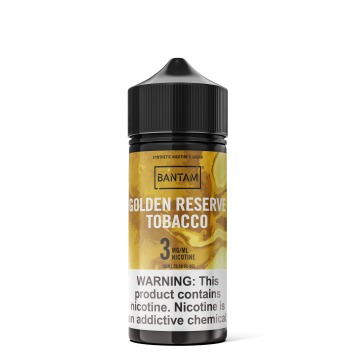 NTN Golden Reserve Tobacco E-liquid by Bantam - (100mL)
