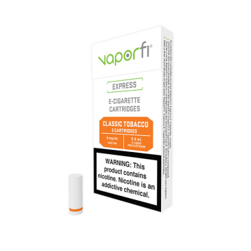 10 Pack Express Classic Tobacco Vape Cartridge and Product Box