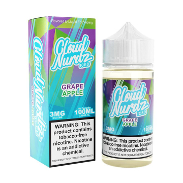 Cloud Nurdz TFN Kiwi Melon Iced E-liquid - (100mL)