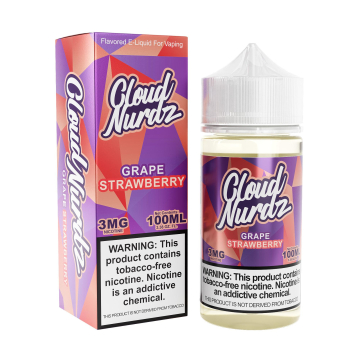 Cloud Nurdz TFN Grape Strawberry E-Liquid - (100 mL)
