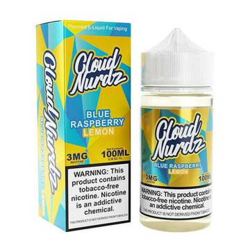 Cloud Nurdz TFN Blue Raspberry Lemon E-liquid - (100mL)