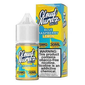 Cloud Nurdz TFN Blue Raspberry Lemon Nic Salt - (30mL)