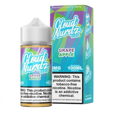 Cloud Nurdz TFN Grape Apple Iced Nic Salt - (30mL)