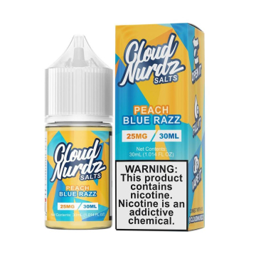 Cloud Nurdz TFN Peach Blue Raspberry Nic Salt - (30mL)