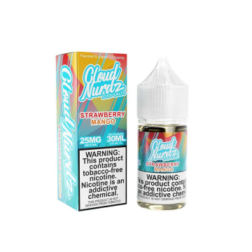 Cloud Nurdz TFN Strawberry Mango Iced Nic Salt - (30mL)