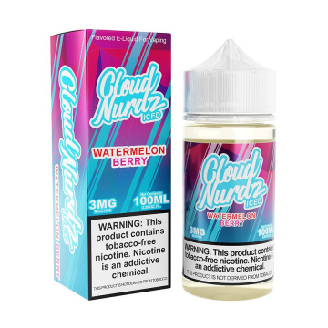 Cloud Nurdz TFN Watermelon Berry Iced E-liquid - (100mL)