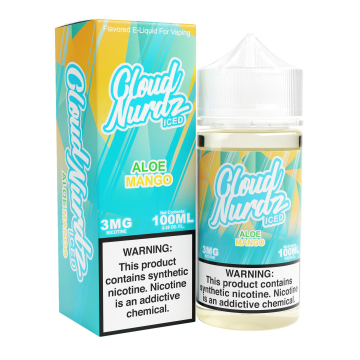 Cloud Nurdz TFN Aloe Mango Iced E-liquid - (100mL