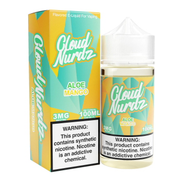 Cloud Nurdz TFN Aloe Mango E-liquid - (100mL)
