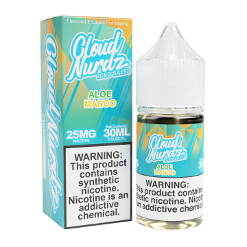 Cloud Nurdz TFN Aloe Mango Iced Nic Salt - (30mL)