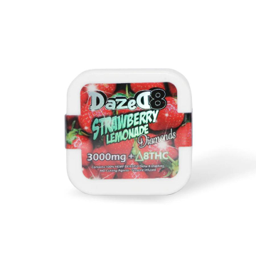Dazed8 Delta 8 Diamond Dabs_Diamond Strawberry Lemonade