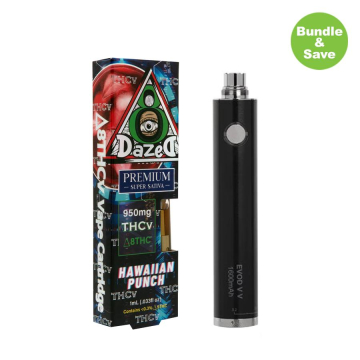 Dazed8 THCv Cartridge & Kanger Battery Bundle_VF