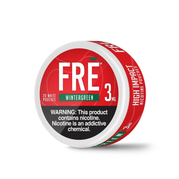FRE Moist Pouches Wintergreen Can