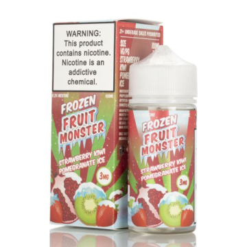 Frozen Fruit Monster Strawberry Kiwi Pomegranate Ice - (100mL)