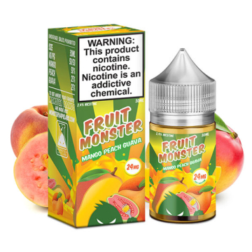 Mango Peach Guava Salt E-Liquid by Fruit Monster (30mL)