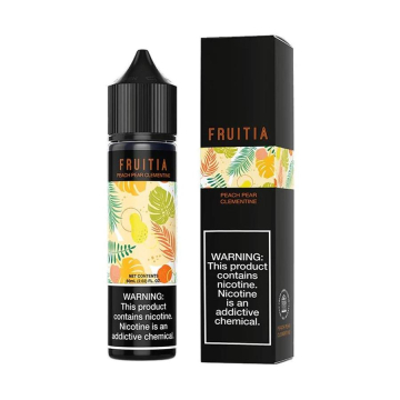 Peach Pear Clementine E-liquid by Fruitia - (60mL)