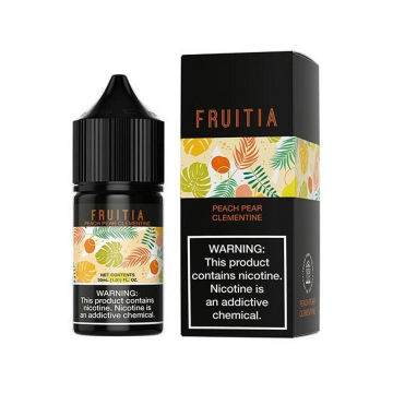 Peach Pear Clementine Nic Salt by Fruitia - (30mL)