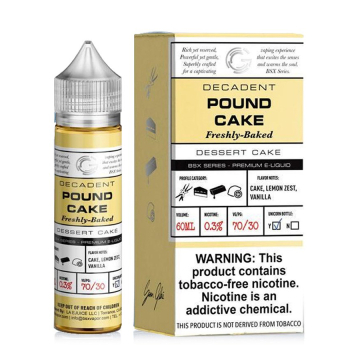 Glas Basix Pound Cake E-Liquid (60ML)