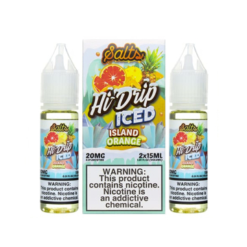 Island Orange Iced Salt By Hi Drip Salts - (2 Pack)