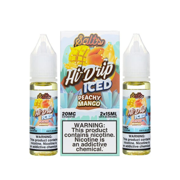 Peachy Mango Iced By Hi Drip Salts - (2 Pack)