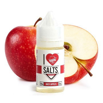 I Love Salts Juicy Apple Salt E-liquid by Mad Hatter (30mL)