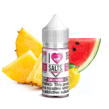 I Love Salts Luau Lemonade E-Liquid by Mad Hatter (30mL)