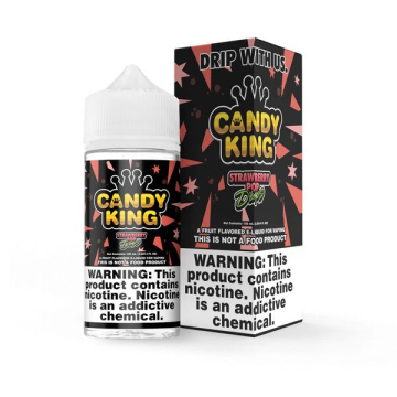Candy King Strawberry Pop Drops - (100mL)