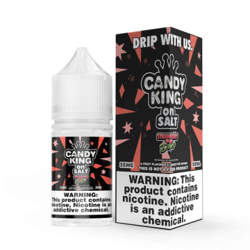 Candy King Salts Strawberry Pop Drops - (30mL)