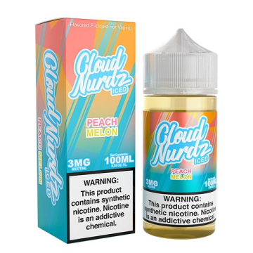 Cloud Nurdz Peach Melon Iced - (100mL)