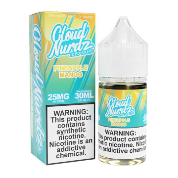 Cloud Nurdz Salts Pineapple Mango Iced - (30mL)