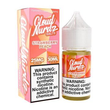 Cloud Nurdz Salts Strawberry Peach - (30mL)