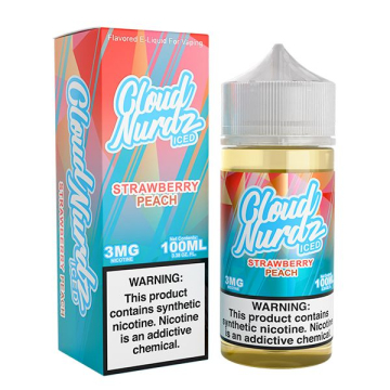 Cloud Nurdz Strawberry Peach Iced - (100mL)
